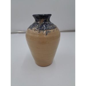 VTG '99 Signed EJ KING POTTERY Hand thrown glazed Vase Seagrove, NC.